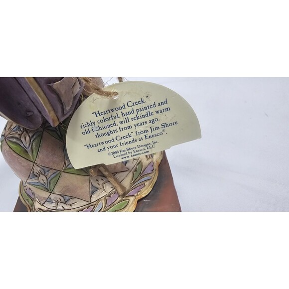 Jim Shore Heartwood Creek Hand Painted He’s Always listening Praying Angel 7.5" - Picture 7 of 13